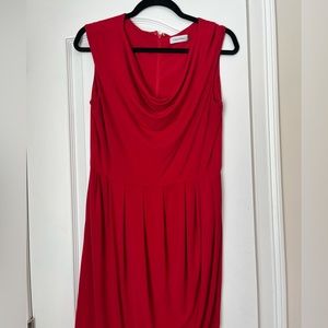 Size 10 Calvin Klein red dress